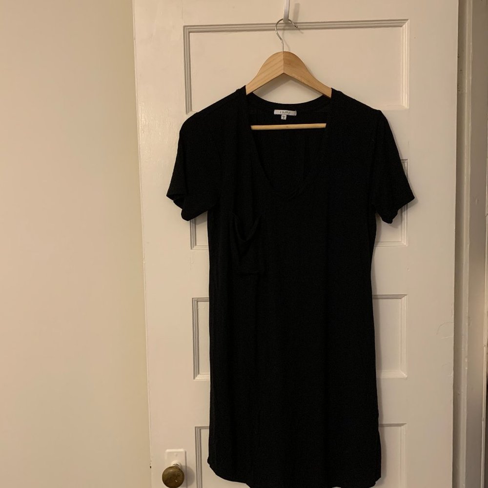 Z Supply Black T Shirt Dress
